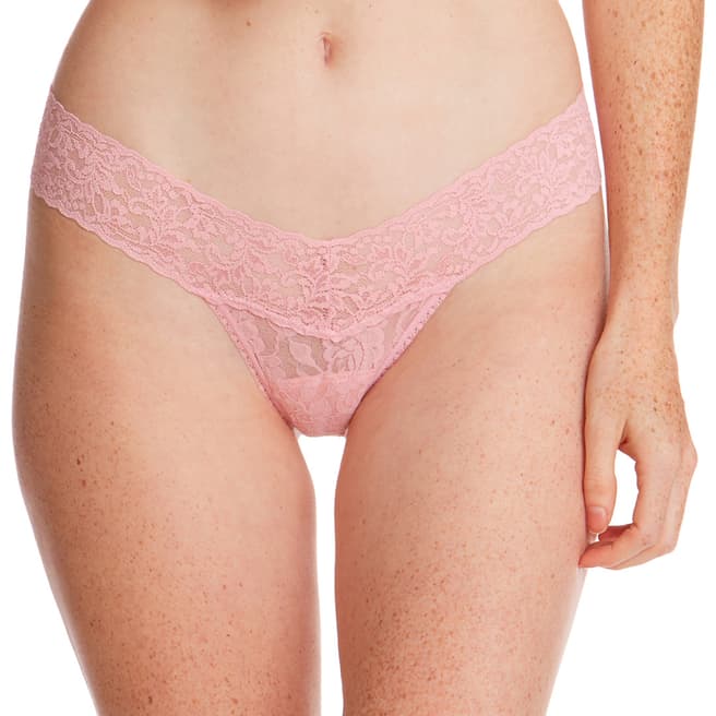 Hanky Panky Meadow Rose Signature Lace, Low Rise Thong