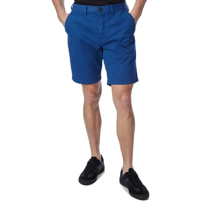 PAUL SMITH Blue Cotton Shorts