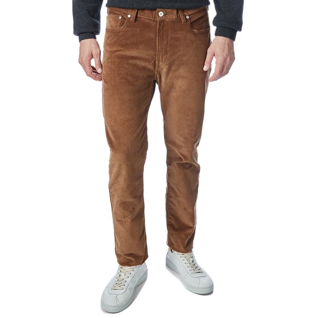 PAUL SMITH Brown Cord Slim Fit Jeans
