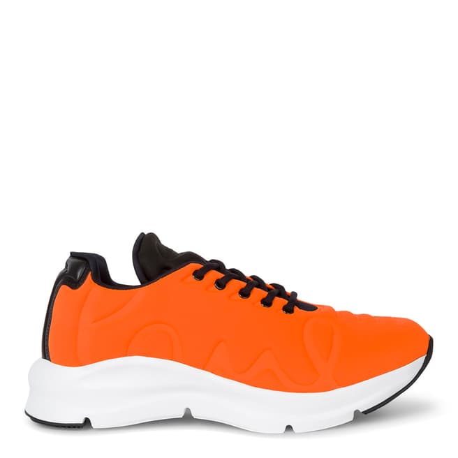 PAUL SMITH Orange Neoprene Ryder Sneakers