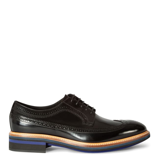 PAUL SMITH Black Leather Chase Brogues