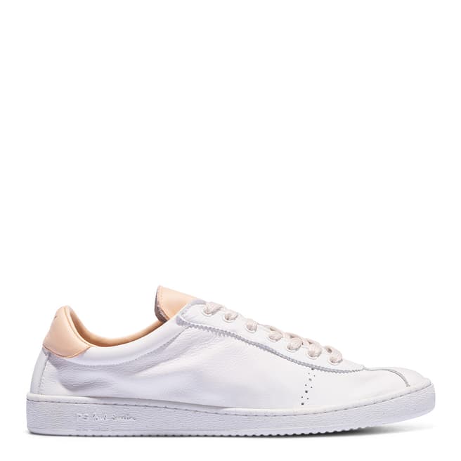 PAUL SMITH White Leather Dusty Sneakers