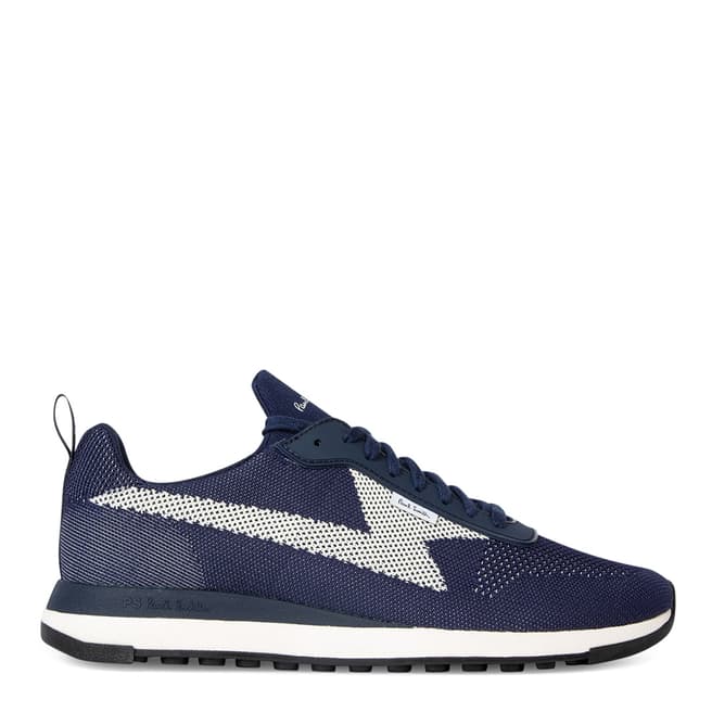PAUL SMITH Navy Recycled Knit Rocket Sneakers