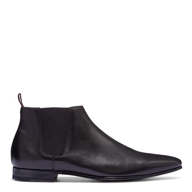 PAUL SMITH Black Leather Marlowe Chelsea Boots