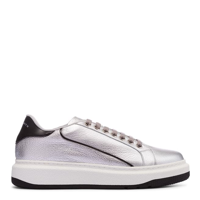 PAUL SMITH Silver Leather Leyton Sneakers