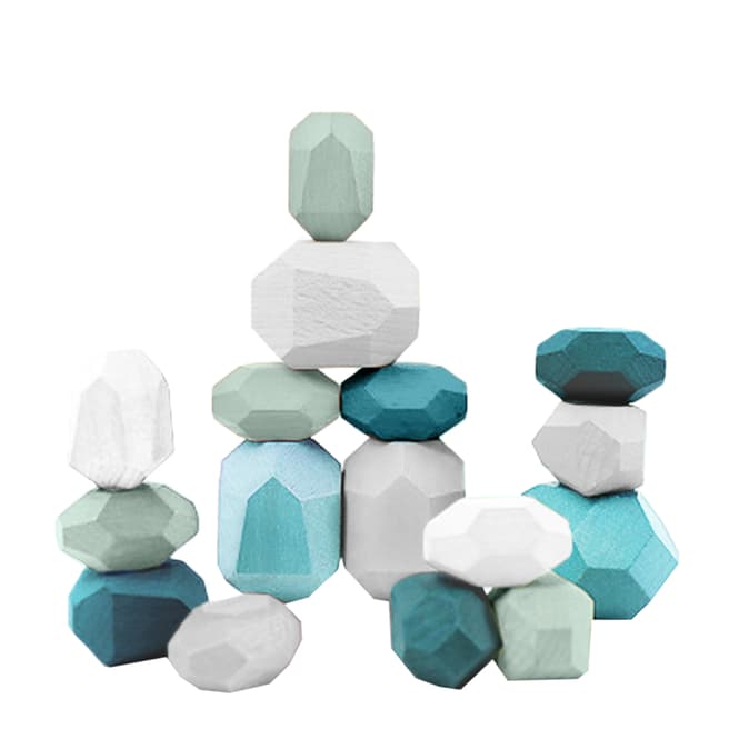 Lalaloom Mint Wooden Stack Stone Toy