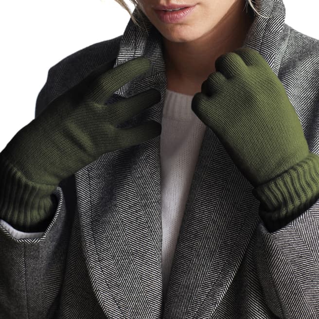 Loop Cashmere Khaki Cashmere Glove