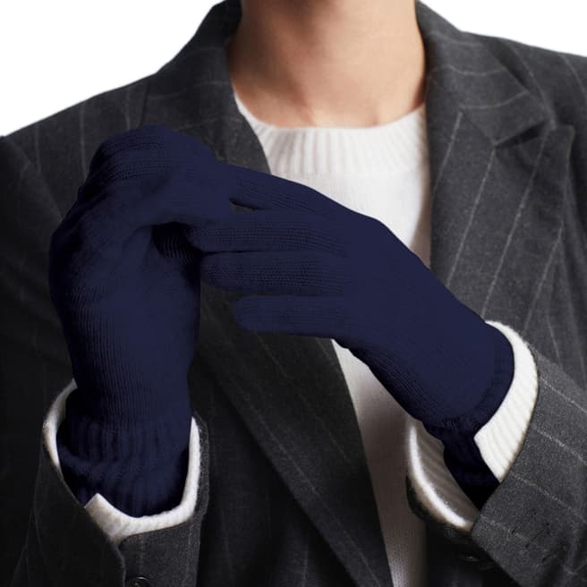 Loop Cashmere Navy Cashmere Glove