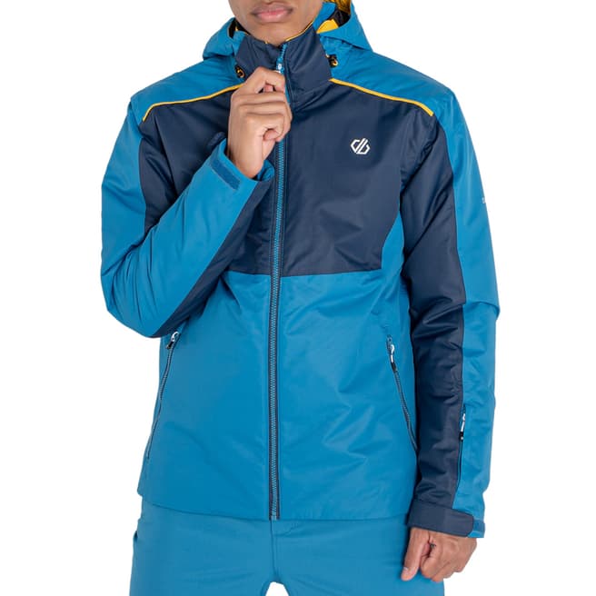 Dare2B Navy/Blue Waterproof Hooded Ski Jacket