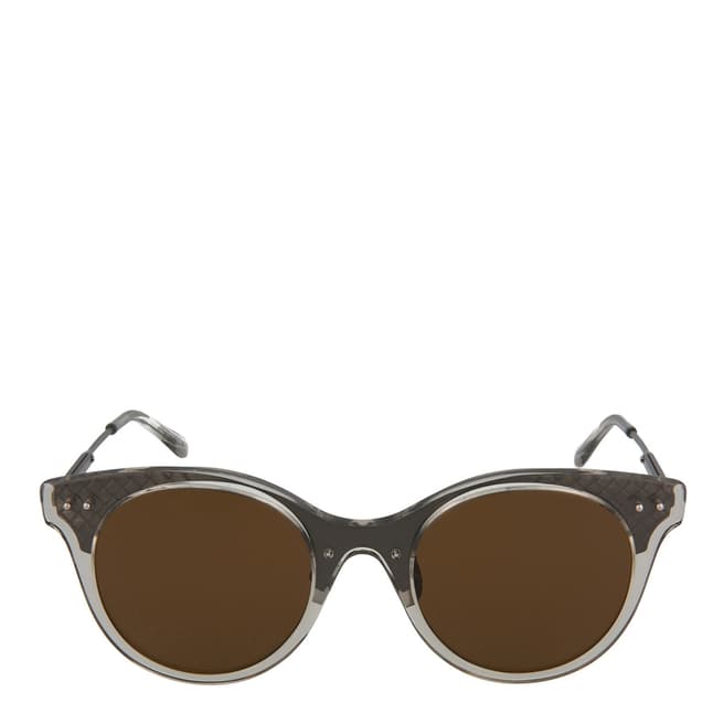 Bottega Veneta Women's Grey Bottega Veneta Sunglasses 50mm