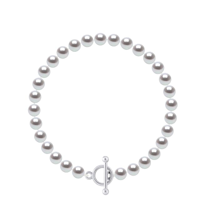 Ateliers Saint Germain Grey Pearl Link Bracelet