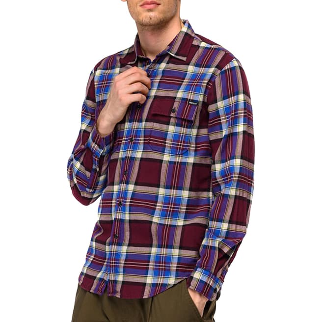 Replay Red Checked Cotton Shirt