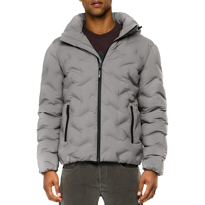 Replay Grey Thermoquilt Recycled Jacket
