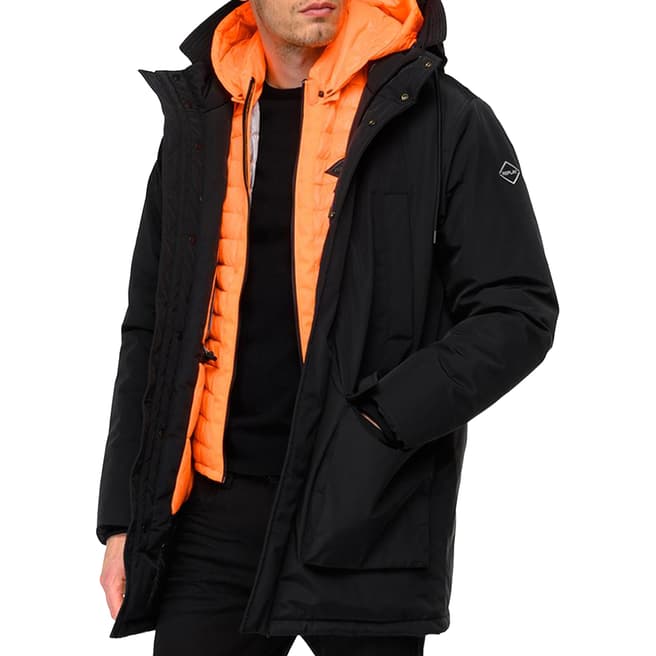 Replay Black Thermoquilt Recycled Jacket
