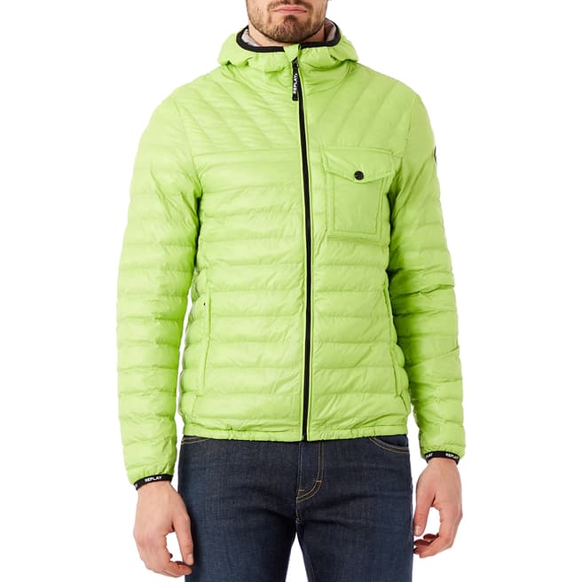 Replay Green Ultralight Recycled Quilted Jacket