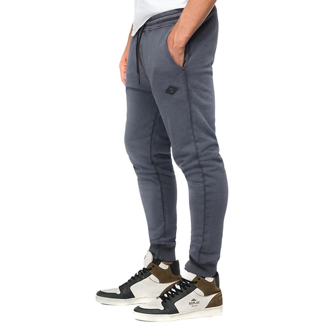 Replay Grey Slim Fit Cotton Joggers