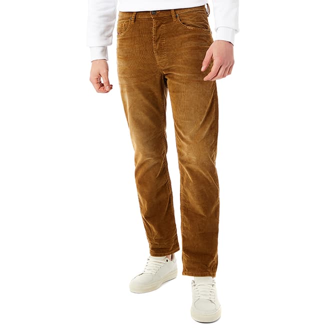Diesel Camel Macs Straight Stretch Jeans