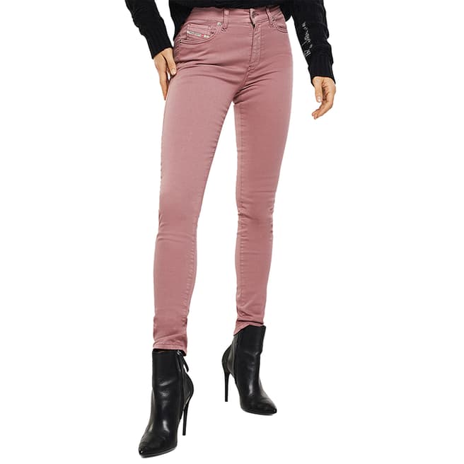 Diesel Pink Roisin Stretch Skinny Jeans 