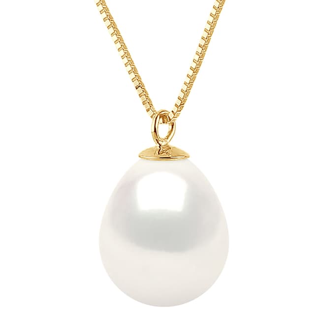 Ateliers Saint Germain White/Gold Freshwater Pearl Necklace