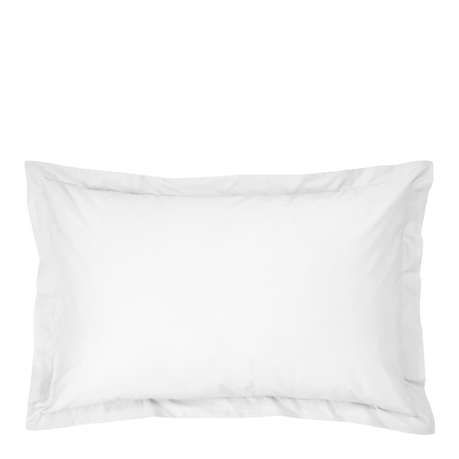 Christy Revive 200TC Egyptian Pair of Oxford Pillowcases, White