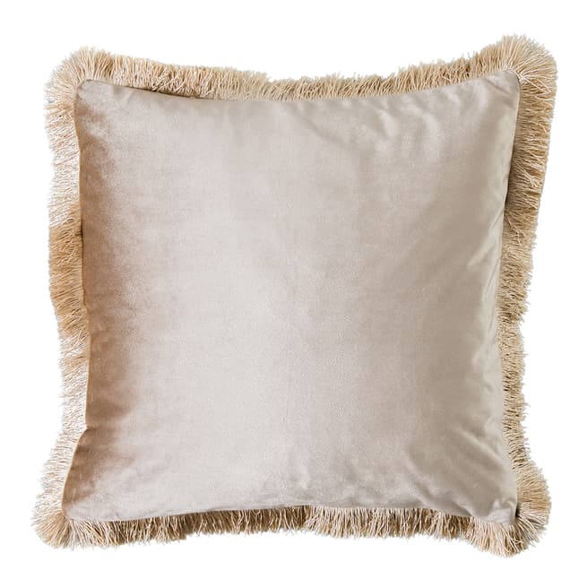 Gallery Living Ombre Velvet Cushion Natural 450x450mm