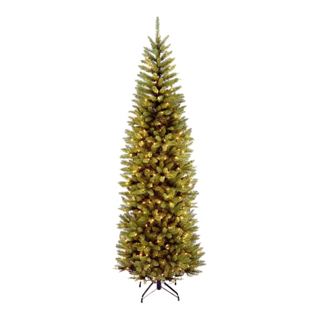 The National Tree Company Kingswood Fir 5ft Pencil Tree with 150 W/W LED Lights