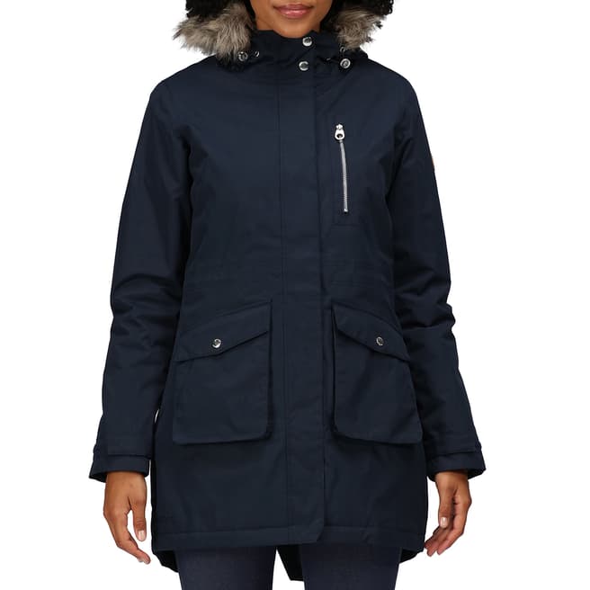 Regatta Navy Waterproof Hooded Jacket 