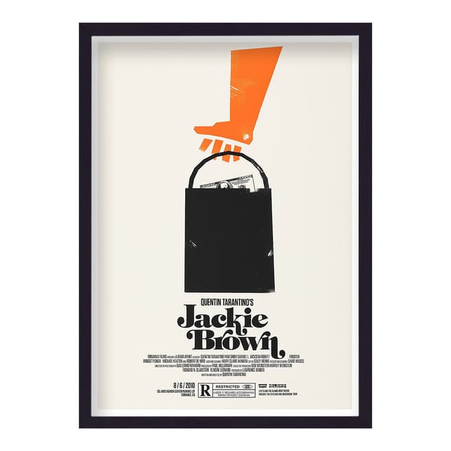 Reimagined Movies Jackie Brown Reimagined Movie Poster 44x33cm Framed Print