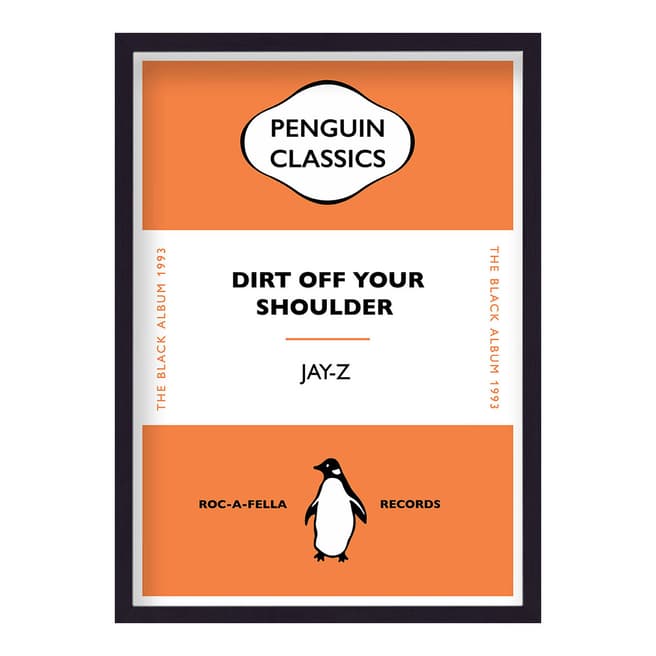 Penguin Classics Jay-Z Dirt Off Your Shoulder 44x33cm Framed Print
