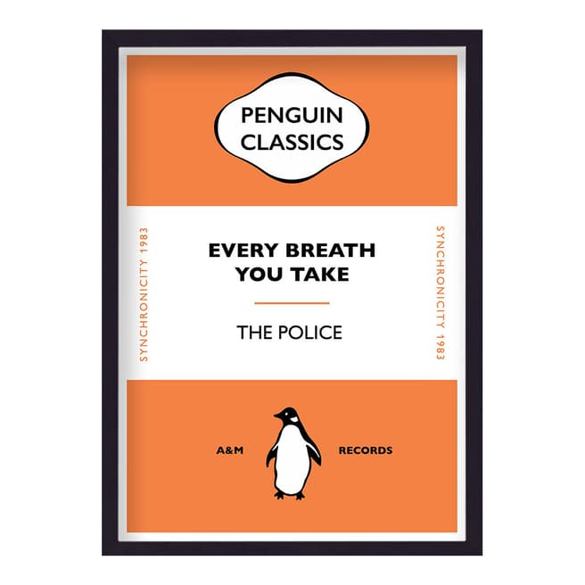 Penguin Classics The Police Every Breath You Take 44x33cm Framed Print