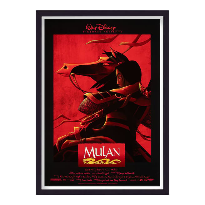 Reimagined Movies Mulan Reimagined Movie Poster 44x33cm Framed Print