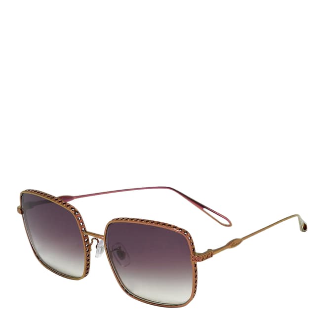 Chopard Women's Chopard Gold/Brown Sunglasses 58mm