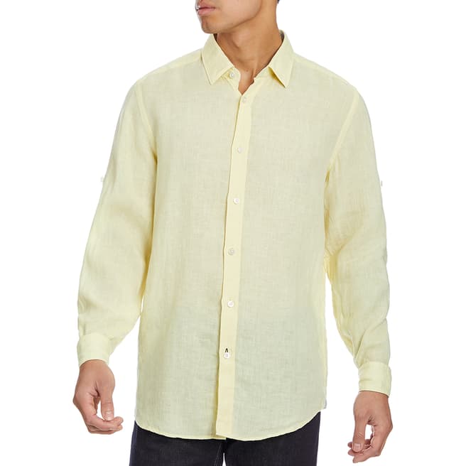 BOSS Yellow Lukas Long Sleeve Shirt