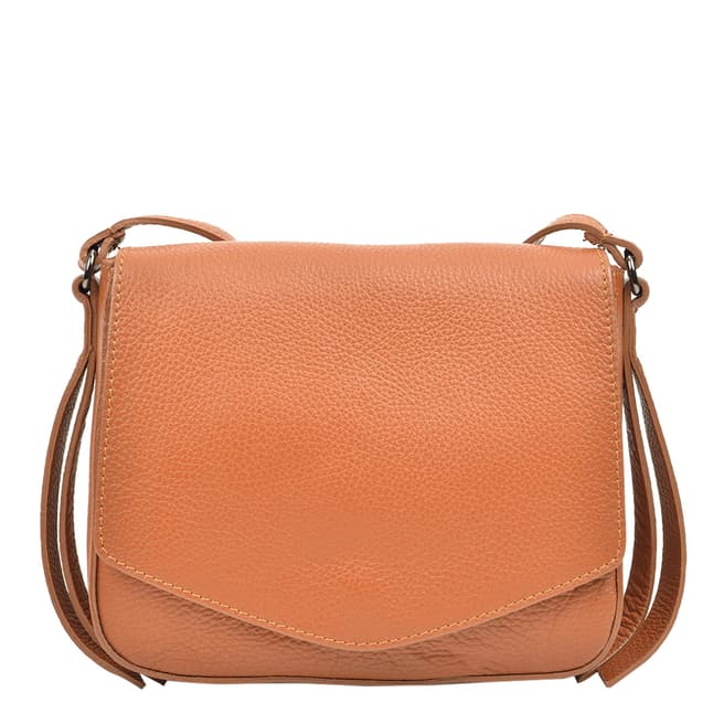 Carla Ferreri Brown Leather Shoulder Bag