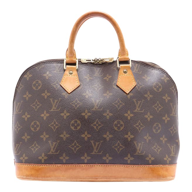 Louis Vuitton Vintage Brown Alma Shoulder Bag