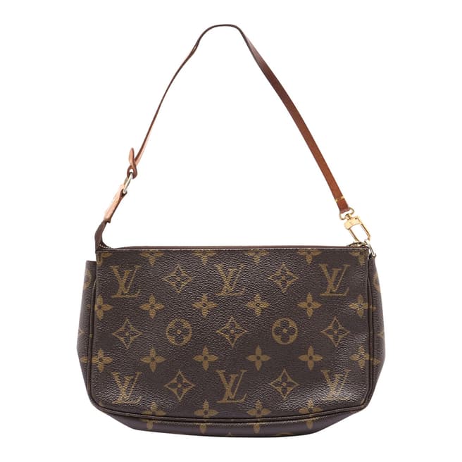 Louis Vuitton Vintage Brown Pochette Shoulder Bag
