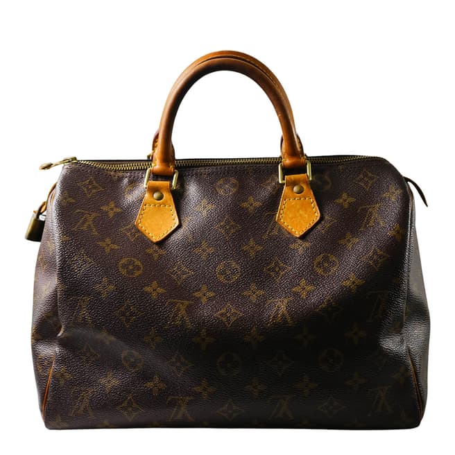 Louis Vuitton Vintage Brown Speedy 30 Handbag