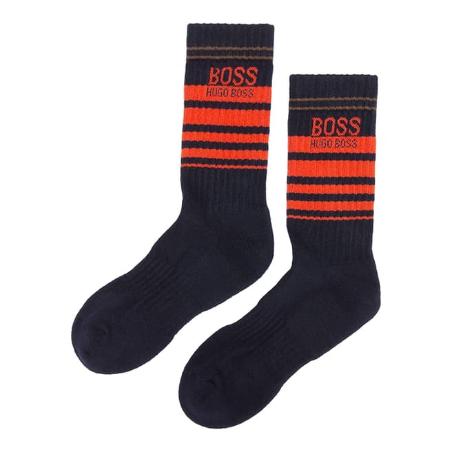 BOSS Black QS Rib Stripe Socks