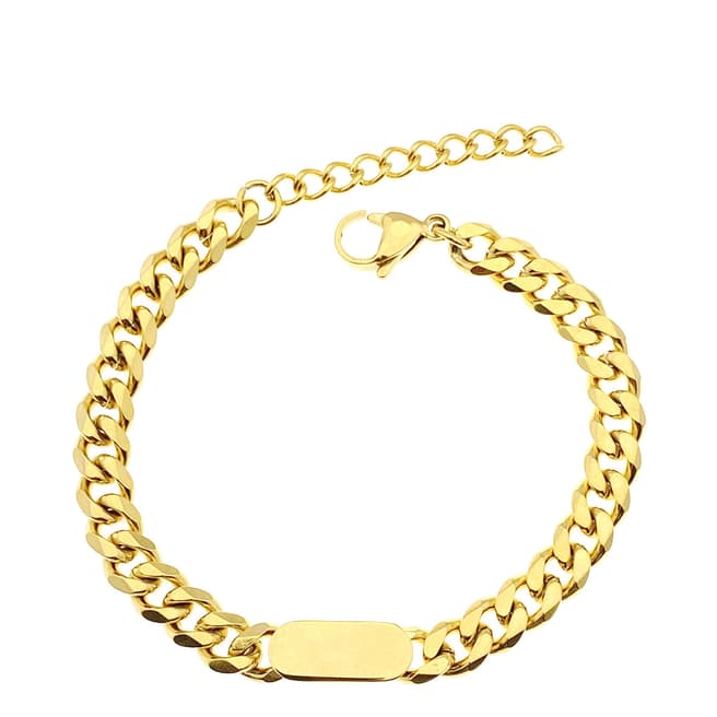 Chloe Collection by Liv Oliver 18K Gold Id Bracelet