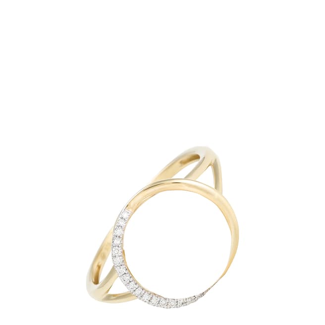 Diamantini Gold Diamond Solitaire Ring