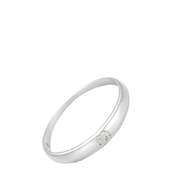 Paris Vendôme Silver Diamond Ring