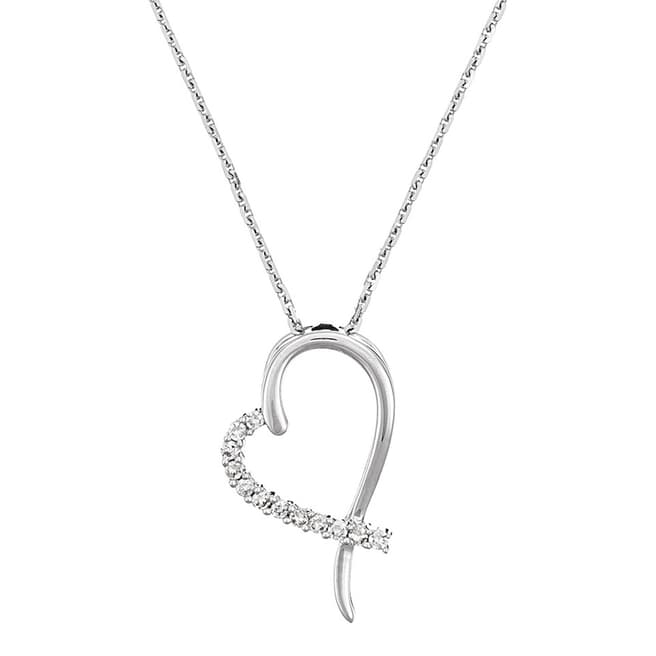 MUSE Silver 'Tender Heart' Heart Shape Necklace