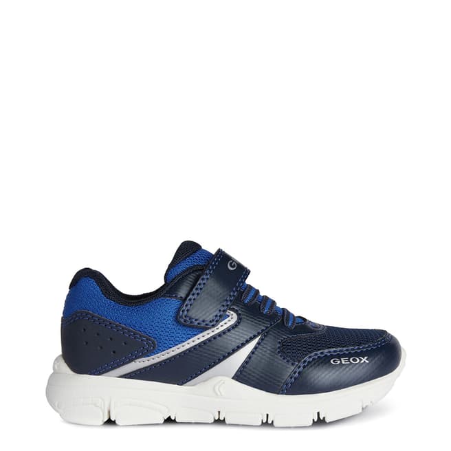 Geox Boy's Navy and Blue Torque Sneakers