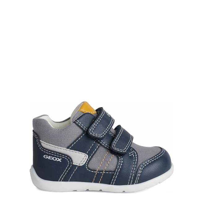 Geox Baby Boy's Navy and Grey Elthan Sneakers