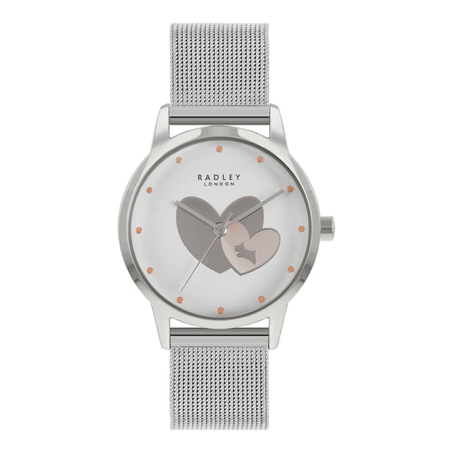 Radley Silver Quartz Heart Watch