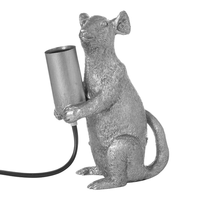 Hill Interiors Marvin The Mouse Silver Table Lamp
