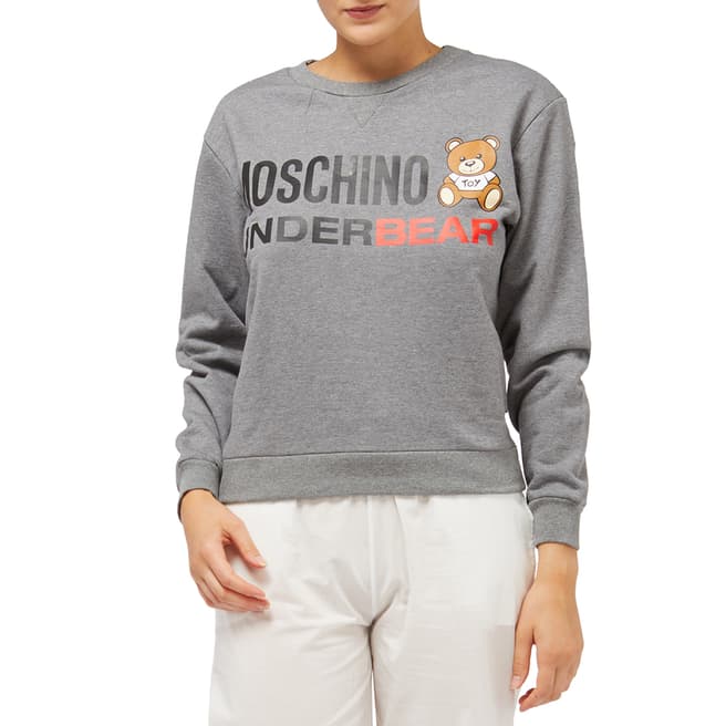Moschino Grey Sweatshirt