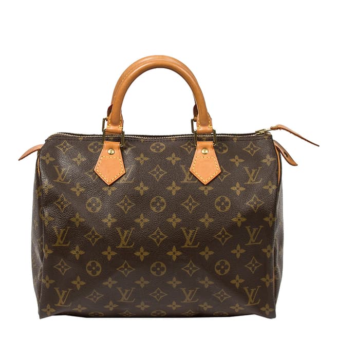 Vintage Louis Vuitton Brown Speedy 30 Handbag