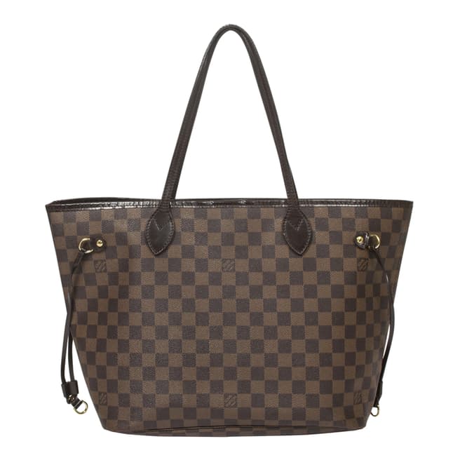 Vintage Louis Vuitton Brown Neverfull Shoulder Bag MM