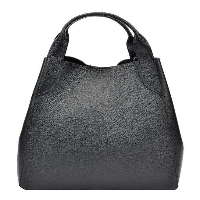 Sofia Cardoni Black Two Top Handle Shoulder Bag
